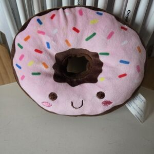 Doughnut Plush Pink Brown Chocolate 7in Valentines Day Stuffed Toy Gift Walmart
